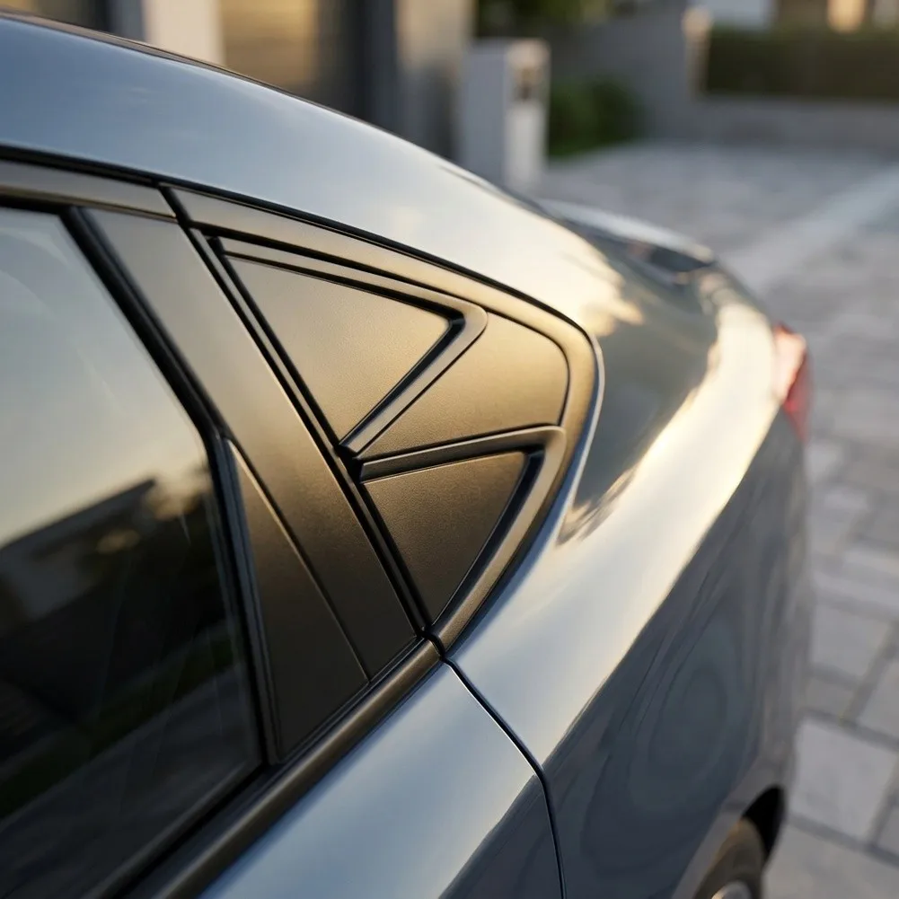 OEM Style Rear Window Triangle Plate for Toyota For Corolla 2019 to 2024 Includes Two Pieces 6250502130 6250502150