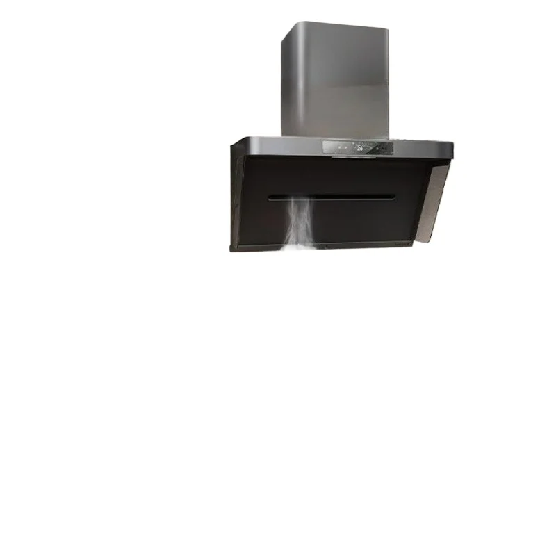 

Large suction range hood Household natural gas stove