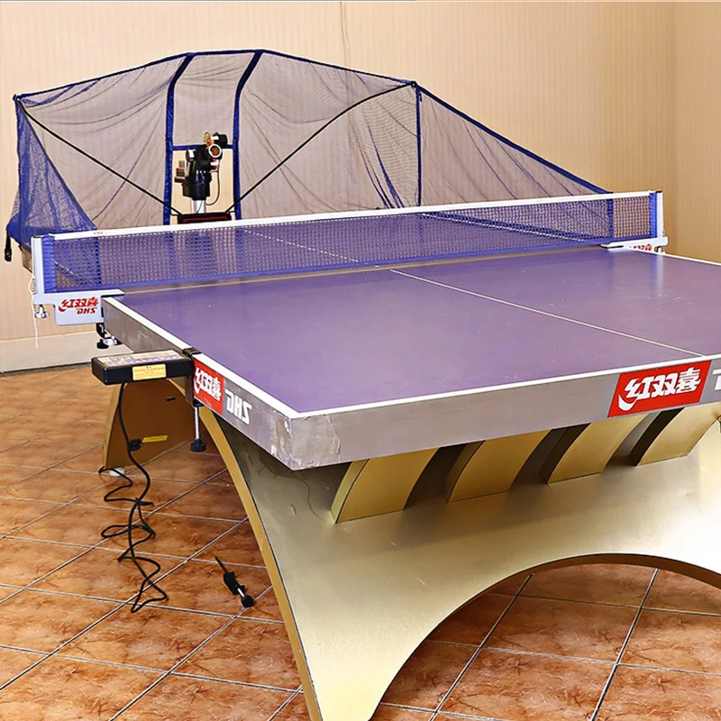 STLF Y&T V989-H2 آلة تقديم تنس الطاولة بينغبونغ روبوت التدريب التلقائي بالكامل شريك البرمجة الذاتية AI تنس الطاولة R