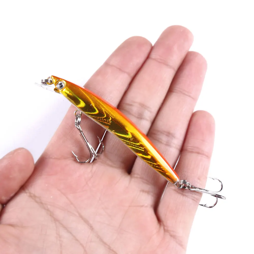 Wobbler artificial duro – Señuelo minnow para lubina y trucha - imagen 3