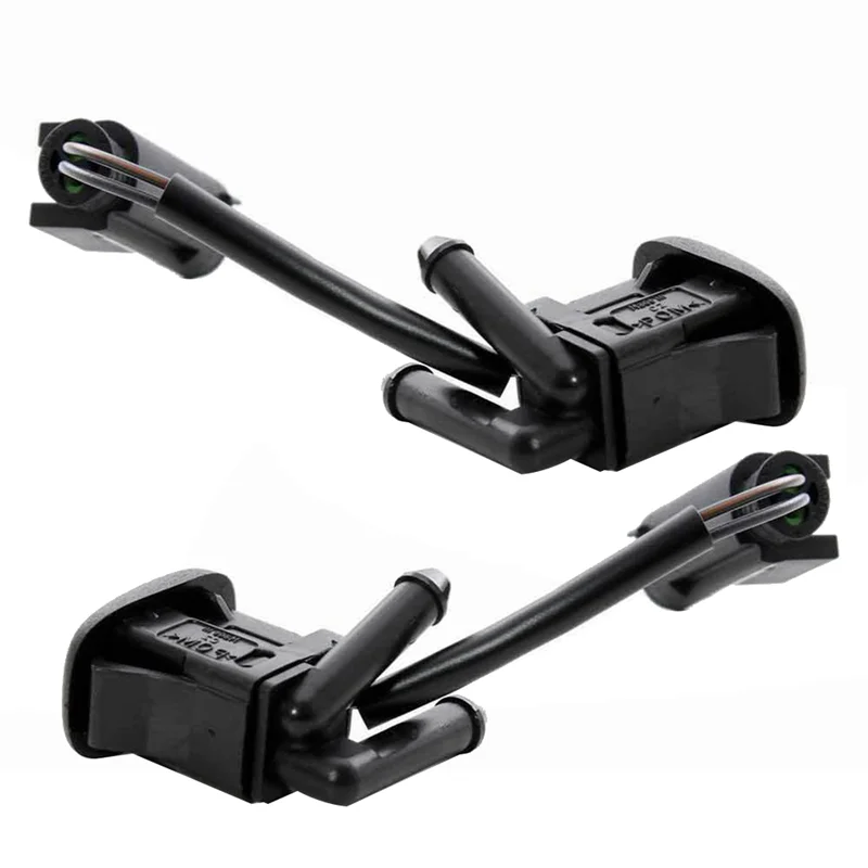 1 زوج ل-BMW E39 5-Series 1997-2003 525I 528I 530I 540I M5 فوهة غسالة الزجاج الأمامي ساخنة المزدوج مدخل السنجاب النفاثة