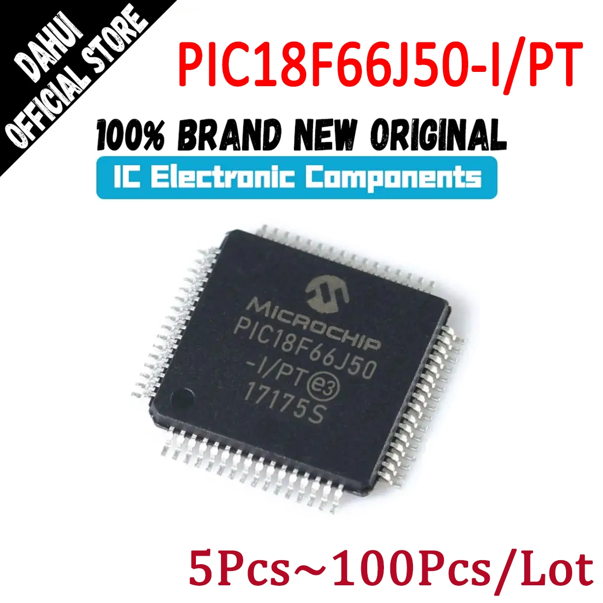 

PIC18F66J50-I/PT PIC18F66J50-I PIC18F66J50 PIC18F66J PIC18F66 PIC18F PIC18 PIC IC MCU Chip TQFP-64