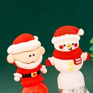 

Милый Санта-Клаус, рождественская мультяшная шариковая ручка, студенческие канцелярские принадлежности, подарок - разные цвета