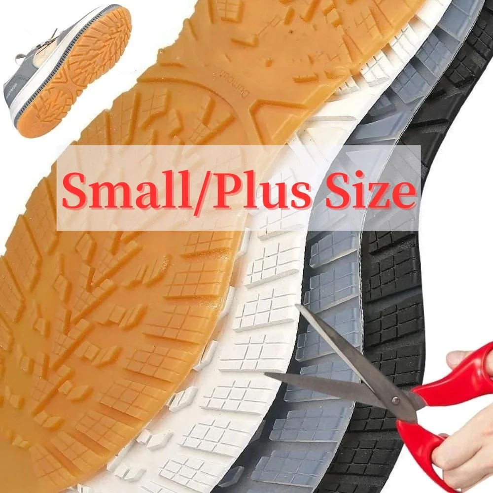 

1Pair Non-Slip Rubber Shoe Soles For Sneakers Wear-resistant Repair Outsole Thick Flexible Shoes Pads Replaceable Sole Stickers