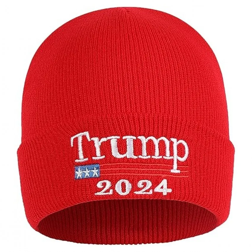 Trump 2024 Beanie Hats Make America Great Again Hat Donald Trump USA MAGA Cap