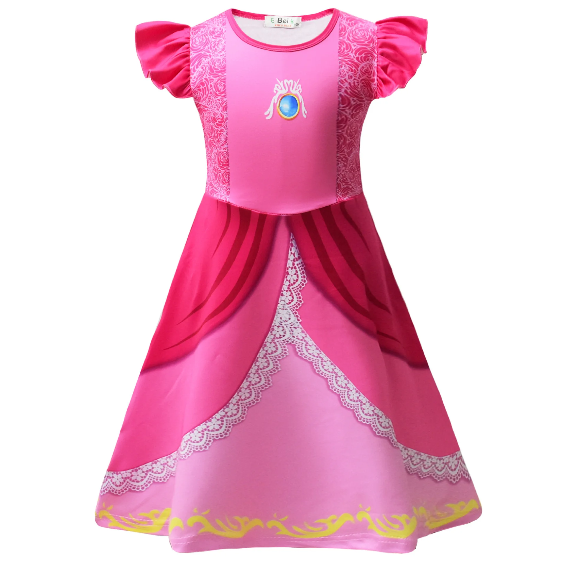 princess peach summer dress Princess Peach Adult Skater Dress