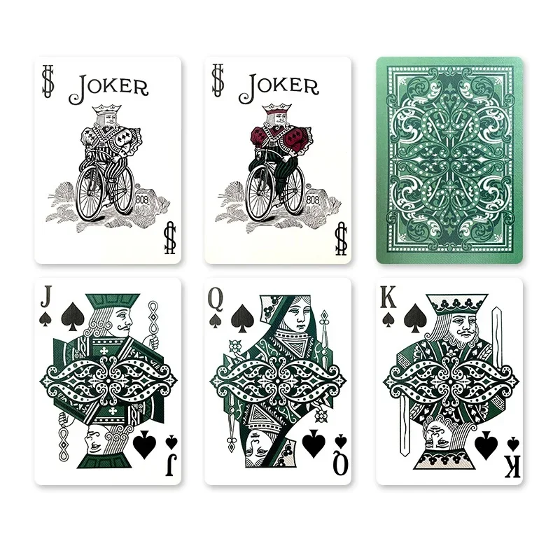 Baraja de cartas de Jacquard para bicicleta, juegos de cartas de tamaño de póker, trucos de magia