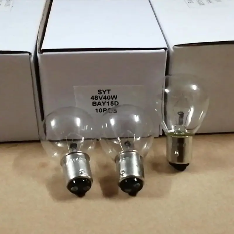 20Pcs 1157 BAY15D 48V 56V 40W Headlight Light Bulb Headlamp Lamp Bulb 36430-00830 56544-13130-71 for Nichiyu Toyota Forklift