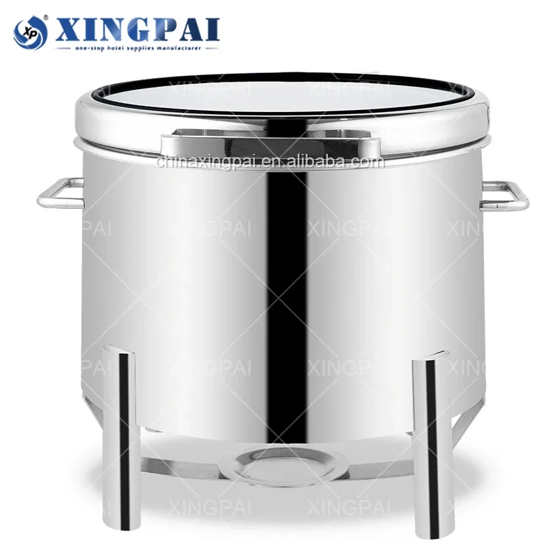 XINGPAI Commercial Restaurant Hotel Supplies Catering Soup Kettle Electric Food Warmer Stainless Steel Soup Bucket Kettle