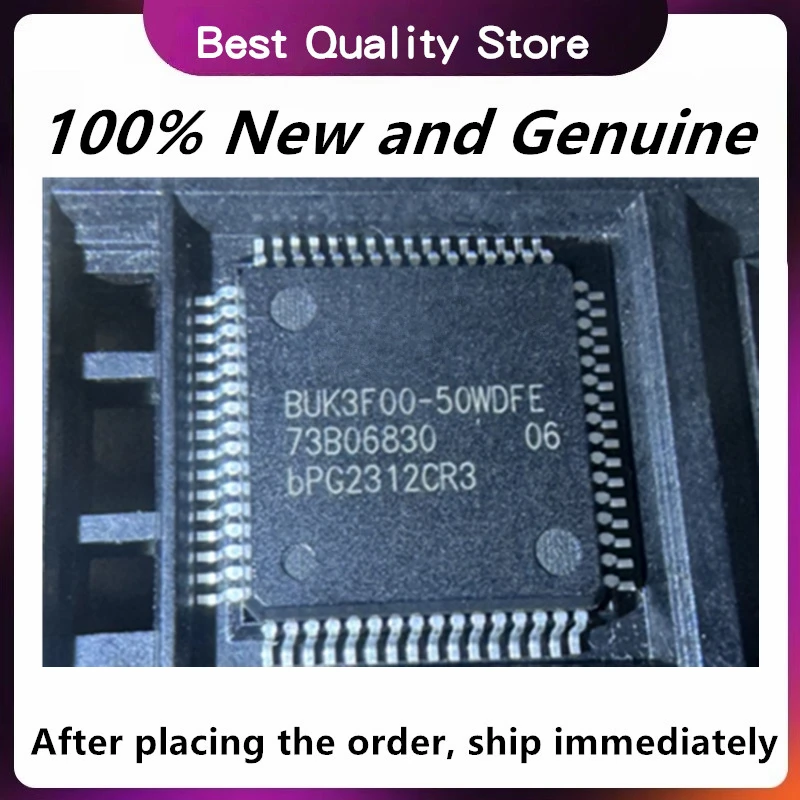 1PCS/LOT BUK3F00-50WDFM QFP BUK3F00-50WDFE BUK3F00 QFP64 100% New Spot Stock