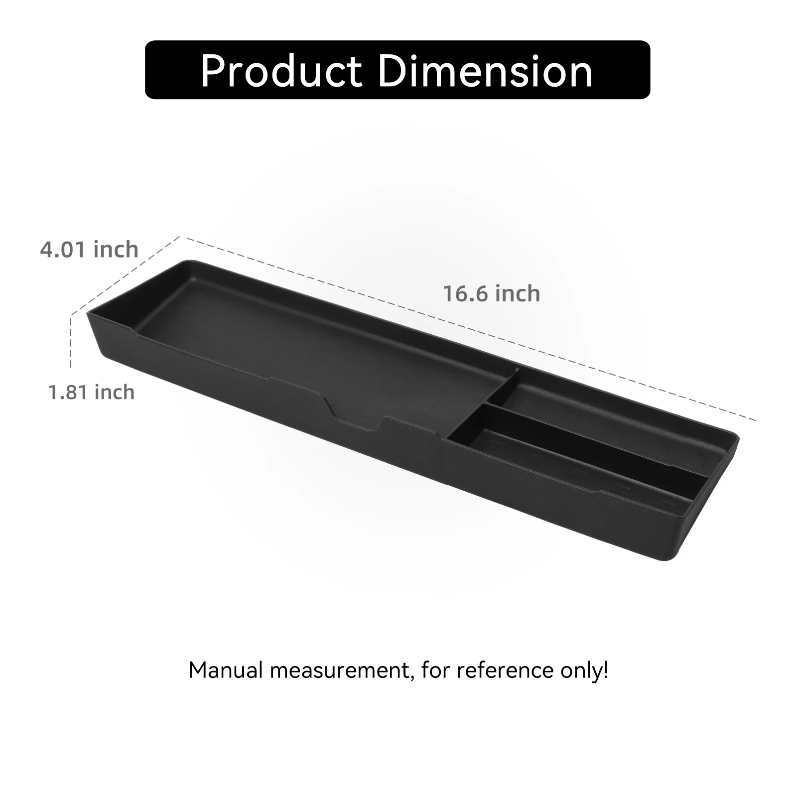 LUCKEASY für Hyundai Santa Fe 2024 2025 Auto-Aufbewahrungsbox Innenraum-Zubehör Beifahrer-Schublade Aufbewahrungskoffer Organizer Ordnungsbox – Detail 2