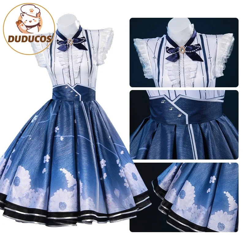 

В НАЛИЧИИ Nikki Косплей Костюм Игра Infinity Nikki【S-3XL】DUDU-R Женское милое платье Лолиты с цветочной памятью размера плюс