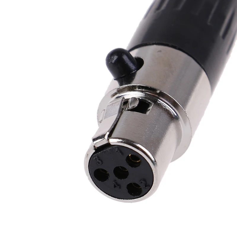1P 3 4 Pin Female Plug  Connector Small XLR Audio Microphone c MIC Mini XLR