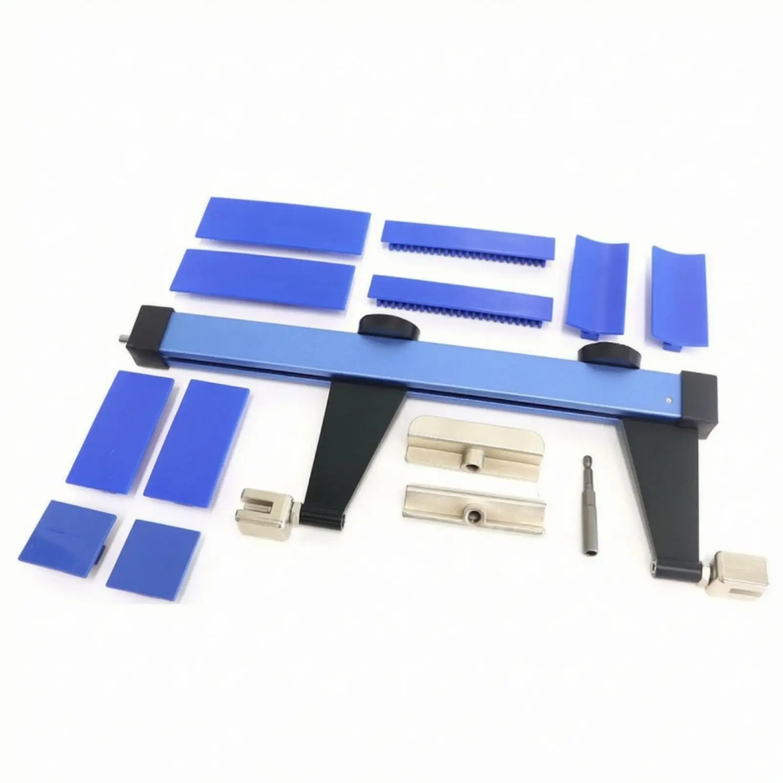 Dent Repair Lateral Support Tool Adjustable Dent Pulling Support Tool with Clamps Heavy-Duty Auto Body Pulling Clamp for