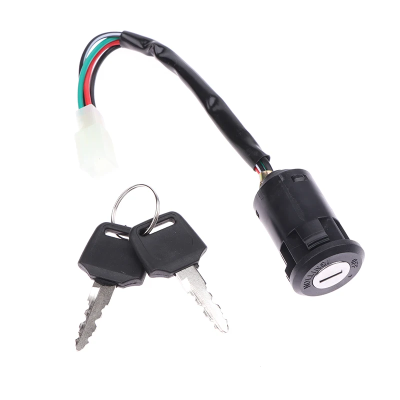 AliExpress 1 Set 50cc-250cc ATV Motorcycle With Wire Start Switch Door Locks Beach Bike Male Ignition Key