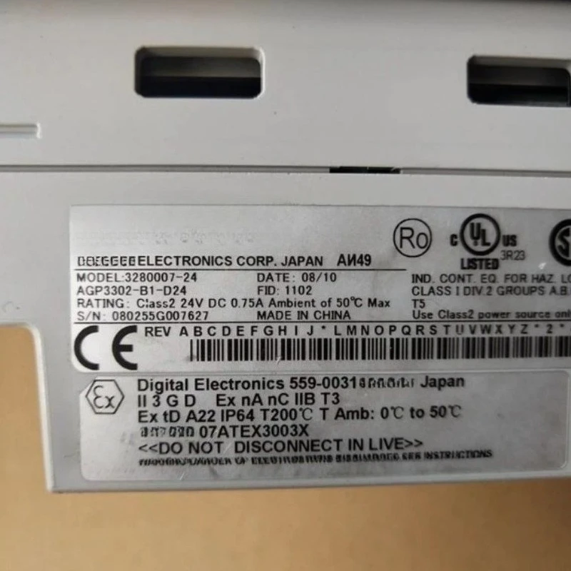 

Brand New AGP3301-L1-D2/S1-D24 AGP3302-B1-D24 AGP3310H-T1-D24-RED New In Box Fast delivery