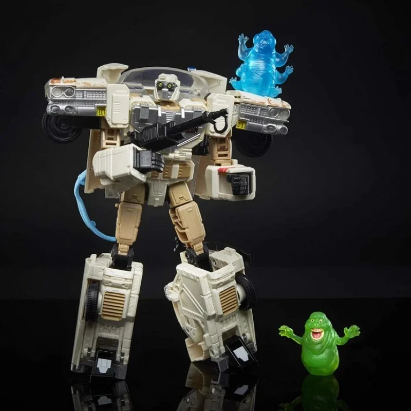 W magazynie Takara tomia transformatory serii G Crossover Ghostbusters pozagrobowi łowcy duchów Robot Anime modele na prezent akcji