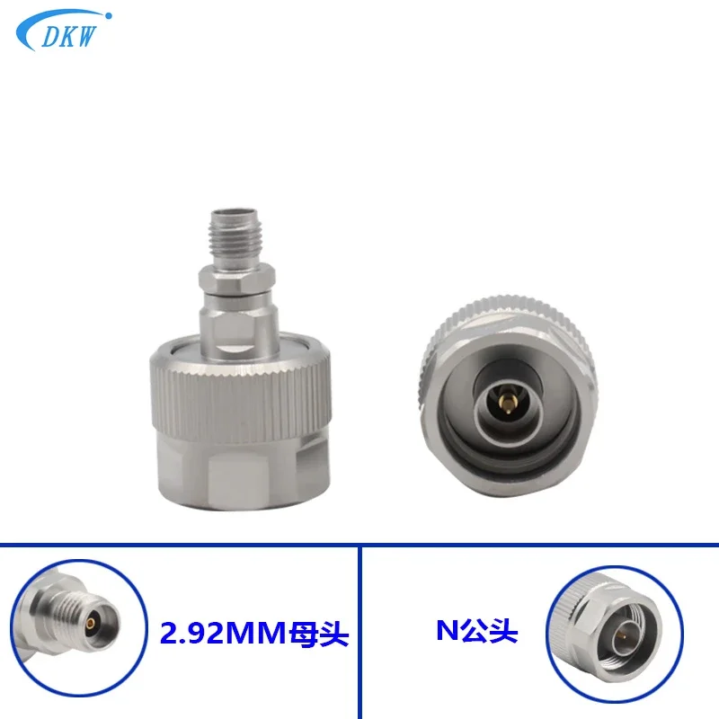 

N Rotary 2.92MM Female Millimeter Wave Adapter Stainless Steel 26.5GHZ N-2.92-JKG