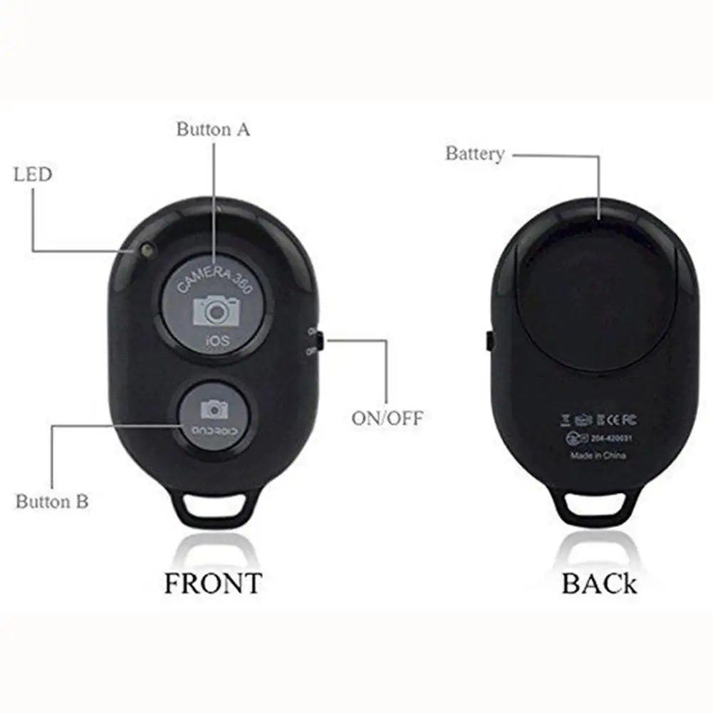 Mini Camera Bluetooth-compatible Remote Controller Photo Shutter Release Button Phone Selfie For IOS/Android Smartphones N EWW