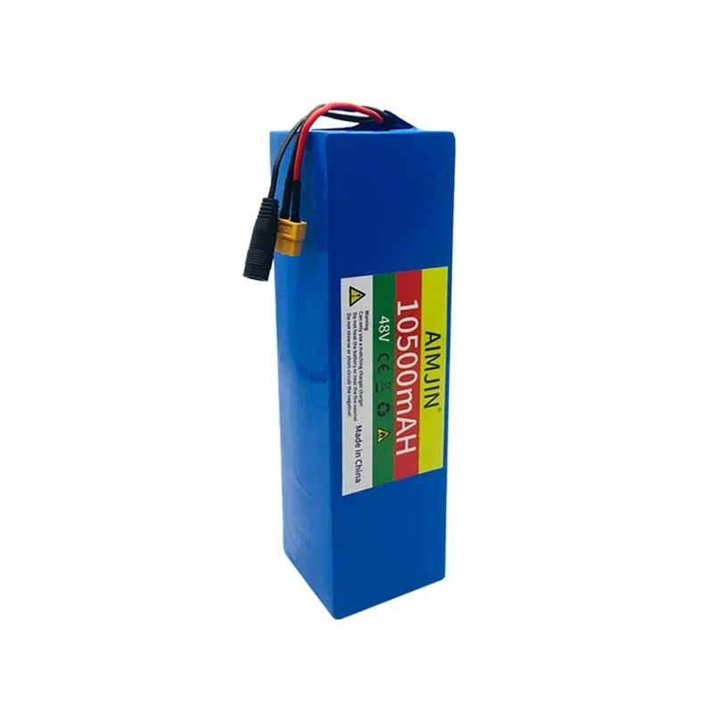 13S3P 48V 10500mAh 10.5Ah 18650 Lithium ion Battery pack with 250W 350W 500W 750W 1000W Suitable for 54.6V with BMS