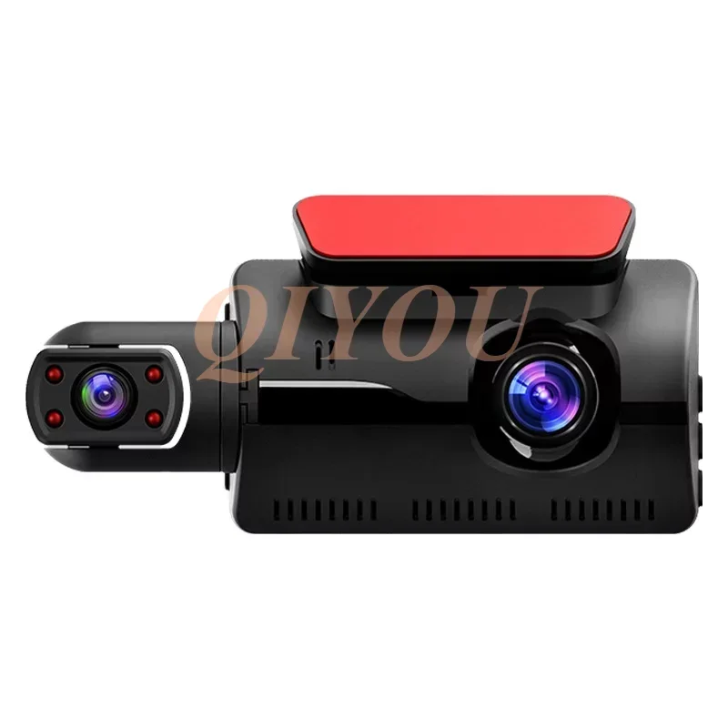 

2 Lens Car Video Recorder HD1080P Dash Cam Car Black G-sensor Recorder Box 3.0inch Night Camera Loop DVR Recording Vision