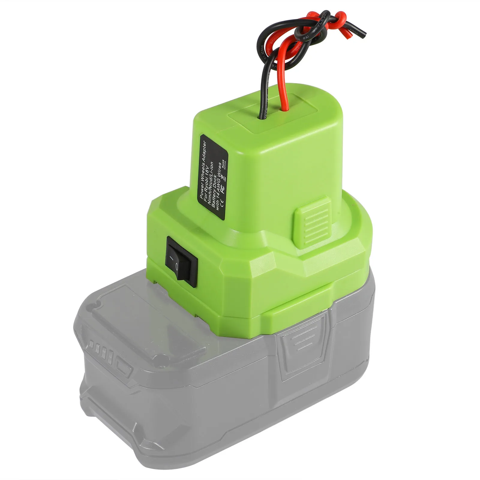 DIY Battery Adapter For Ryobi And CRAFTSMAN Tools Lithium Battery 18V With Switch Lead Power Connector