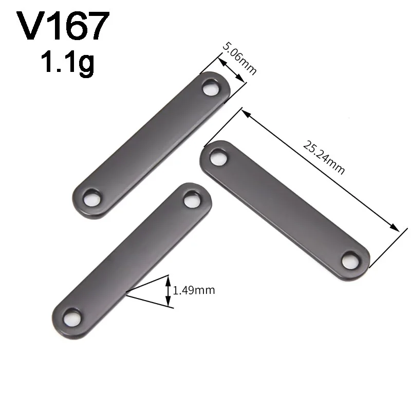 10Pcs Custom Name Logo Text Design Blank Plate Rectangle Metal Label Tags for DIY Clothing Bags Hat Garment DIY Accessories