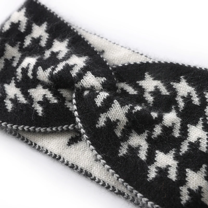 

Хит продаж, новый женский кашемировый чехол на голову 100, однотонный вязаный, модный и изысканный, осенне-зимний женский чехол