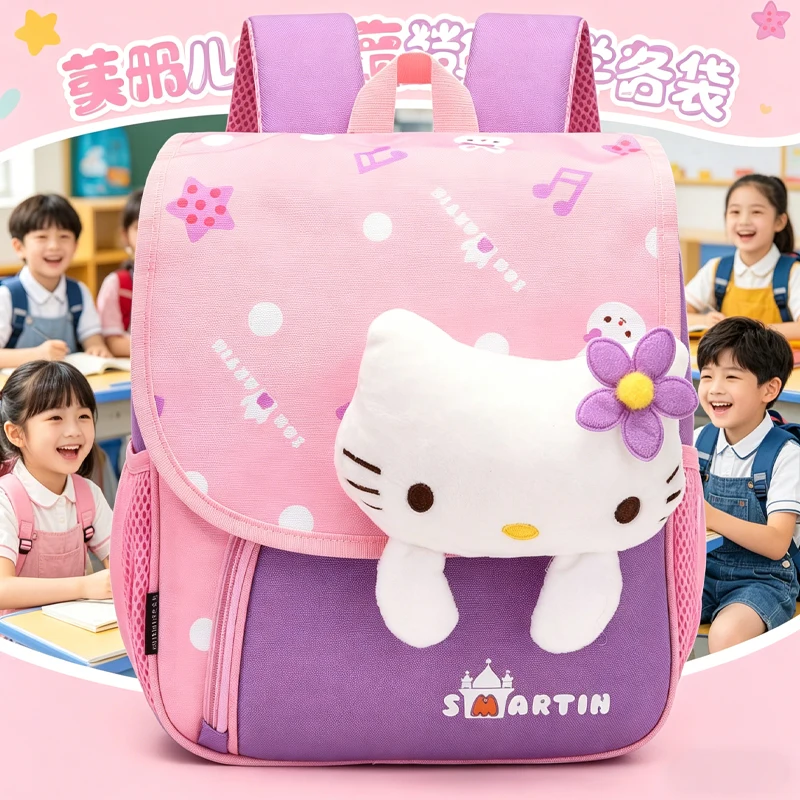 Girl Backpack Cute Cartoon Small School Bag Boy Girl Anime Figure Backpack Student School Bag Oxford Cloth Breathable