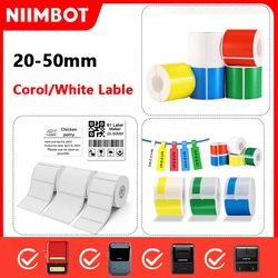 Niimbot B1/B21/B203/B3S Mini Printer White Label Printing Paper Thermal Label Paper Color UV Sticker For Clothing Tag Food Price