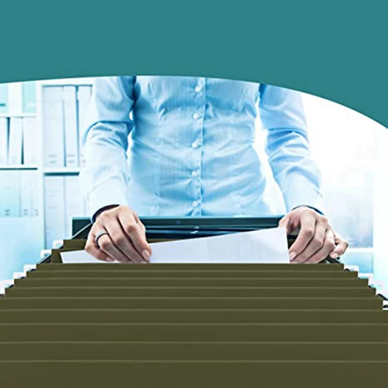 Подвесные папки в упаковке 25-размерных папок для файлов Подвесные папки Папки для картотечных шкафов