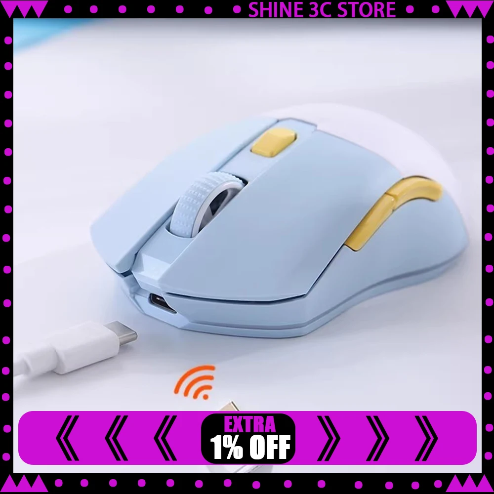 

Игровая мышь DAREU EM901 AIM WL с специальным сенсором, беспроводная мышь с двойным режимом работы, 12000 точек на дюйм, легкая, для CSGO, аксессуары для ПК, подарки