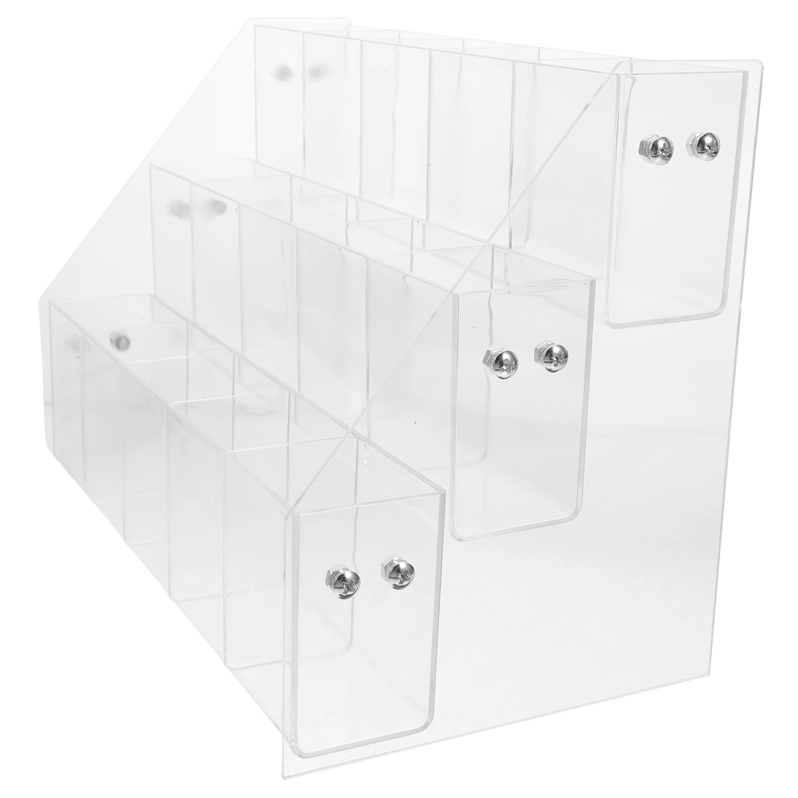Pen Display Stand Acrylic Holder Bookmark Container Art Marker Storage Rack Desk Organizer Stationery Store Decor Home Office