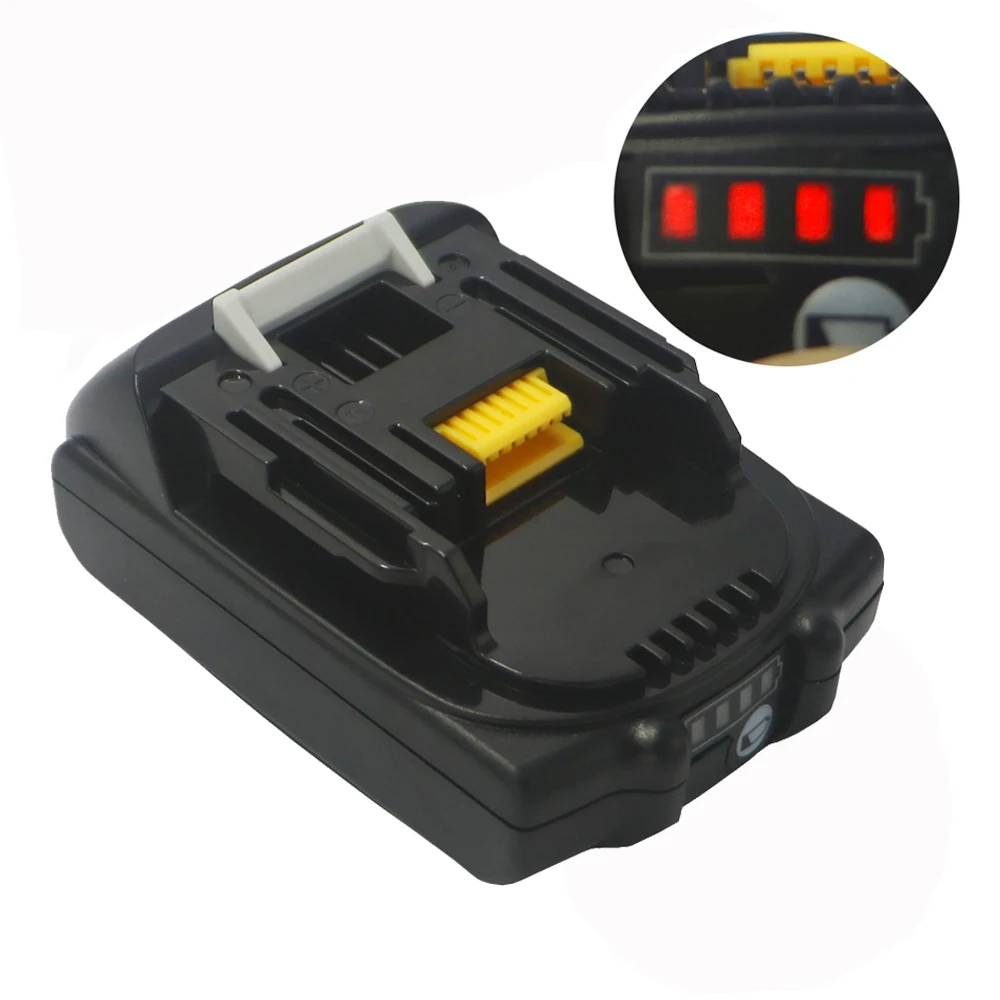 Caja de batería de iones de litio de 18V para MAKITA Bl1820 Bl1815 Bl1830 BL1860 BL1850 chip de circuito equilibrado BMS placa de protección herramienta de potencia