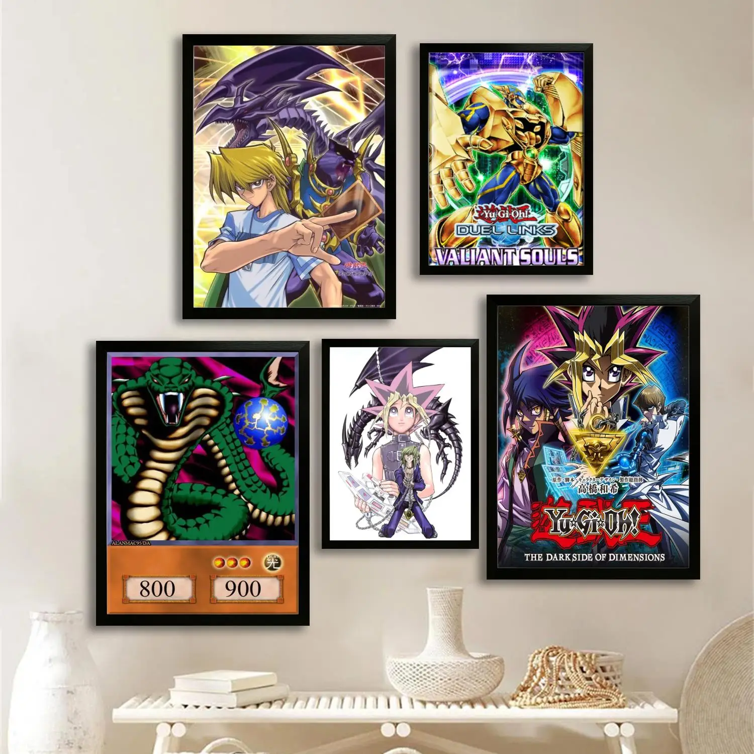 anaconda yugioh cartoon Canvas Art Poster and Wall Art, Picture Print, Modern Family Bedroom Decor,Decorative painting