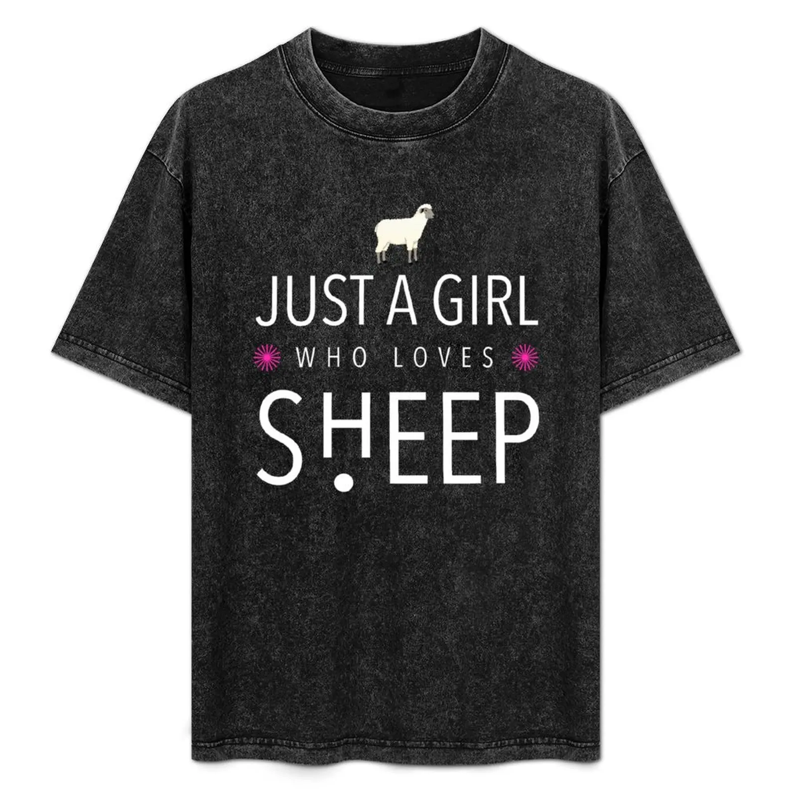 Sólo una chica que ama las ovejas. ¡Adoro las ovejas como amigas! ¡Estupendo, hermana! Camiseta divertida con diseño de oveja, camiseta informal navideña