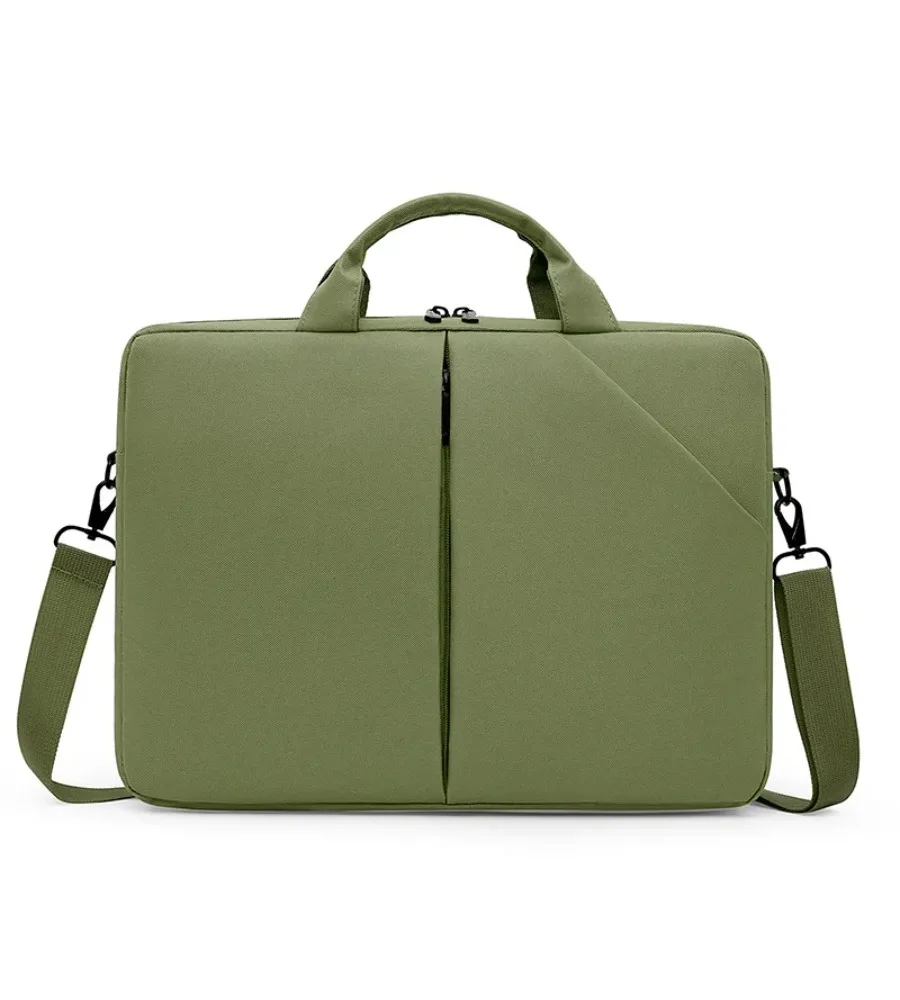 

Crafted as a portable briefcase this high end shoulder bag combines fashion and function for laptops