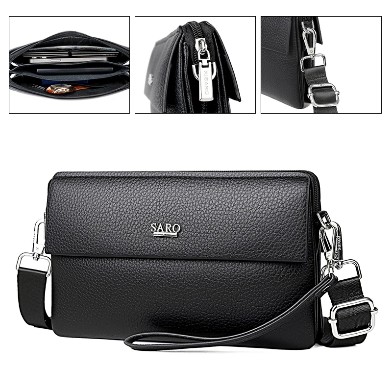 

Men Shoulder Bag 2026 New Business Tote Bag Luxury Messenger Bags Fashion Simple Men's Shoulder Messenger Bag Male Gift