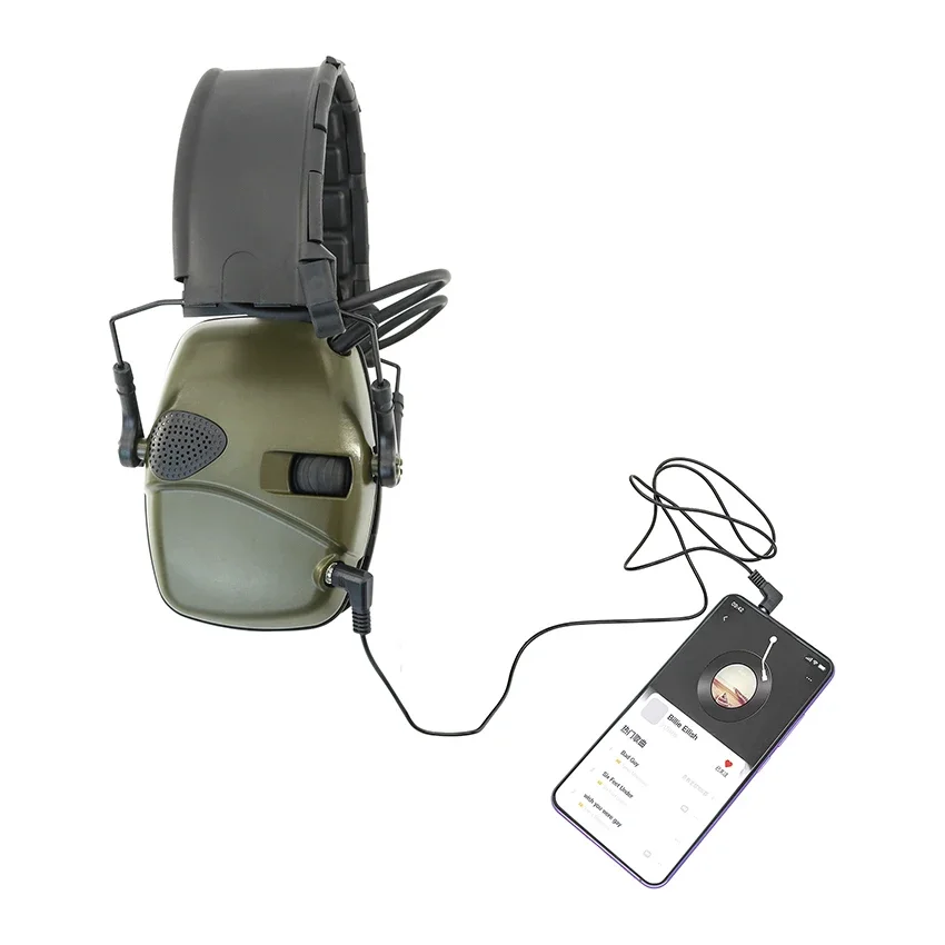 Hearangel New Headband Impact Sport Electronic Shooting Ear Protection Airsoft Hunting Shooting Headset