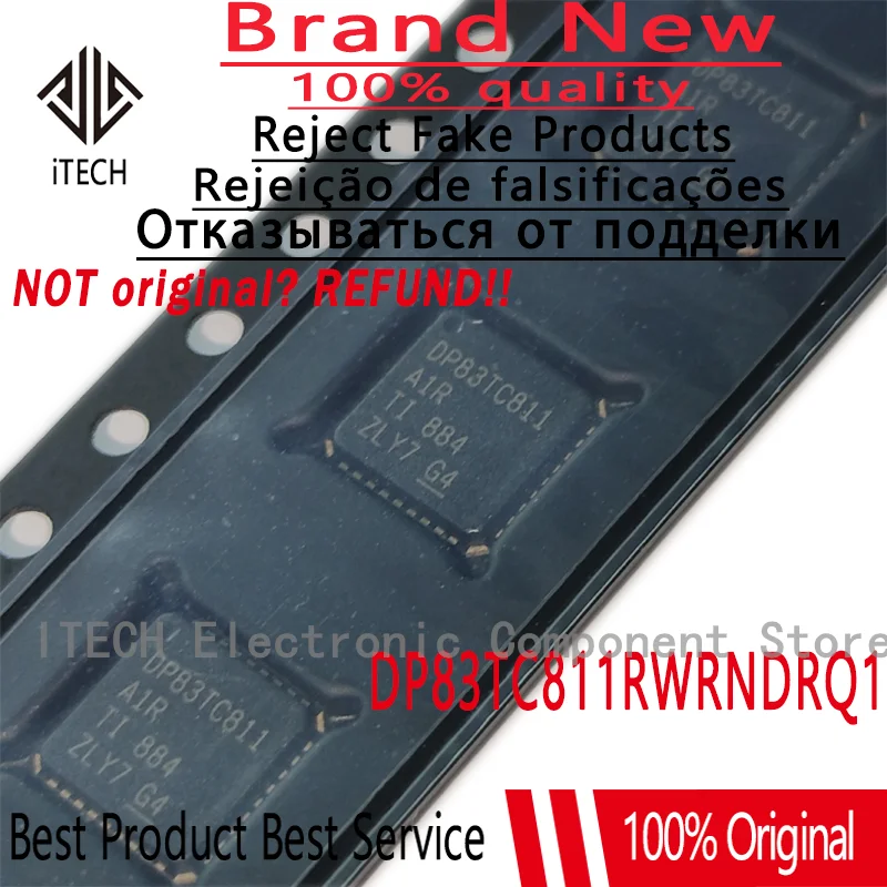 

5pcs/lot Original DP83TC811RWRNDRQ1 DP83TC811 DP83TC811A1R QFN New and Genuine Free Shipping