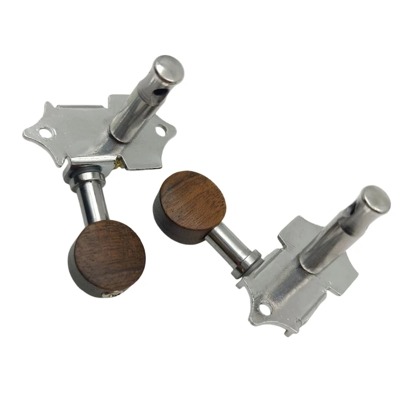 Ukulele 2L 2R Tuning Peg Machine Head Tuners with Mounting Screws Enduring Button Open Gear Tuners Ukulele Parts