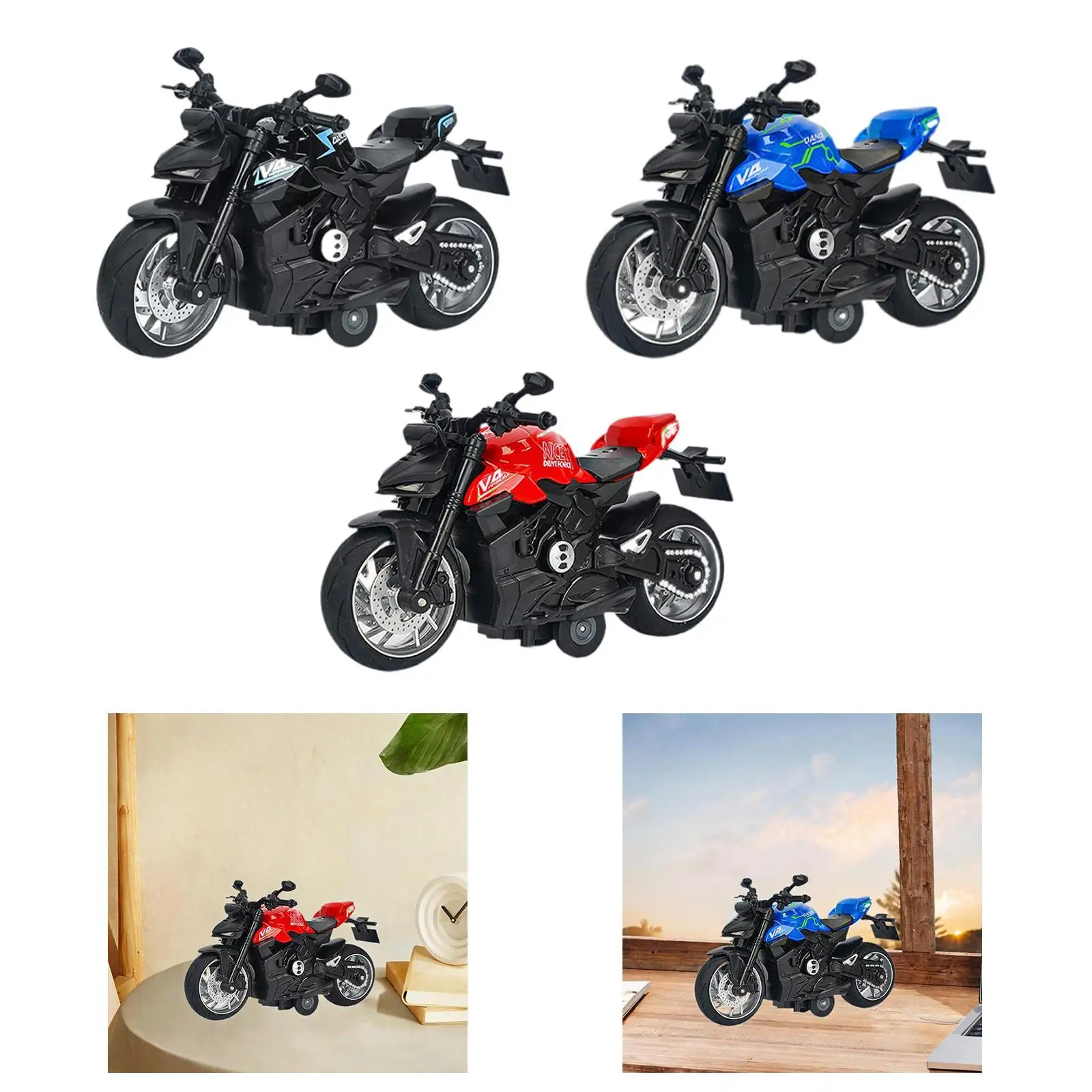 

Motorcycle Toy for Kids Kids Toys Motorbike Model for Children Boys Kids