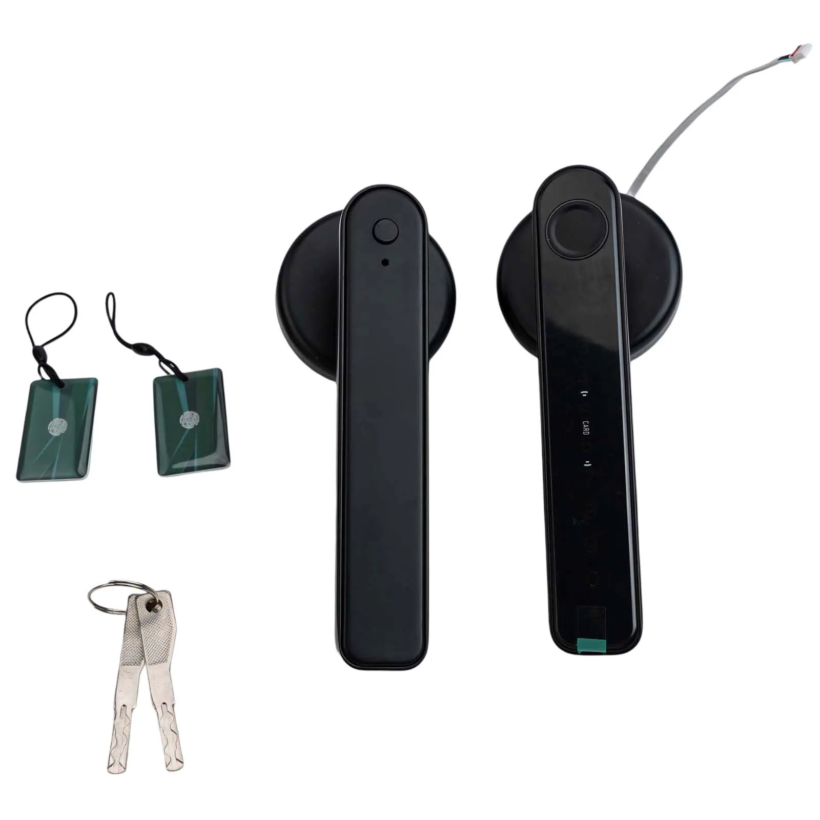 Bedroom Office Applicable Door Thickness: 30-55mm Smart Fingerprint Lock Normally Open Mode Peep Proof Security