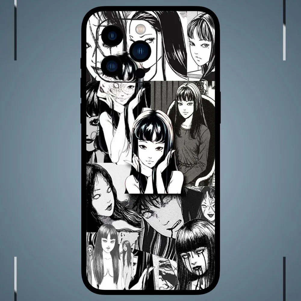 Cartoon T-Tomie K-Kawakami Phone Case For iPhone 15 14 13 12 11 Pro Max mini XS XR X 8 Plus SE Cover