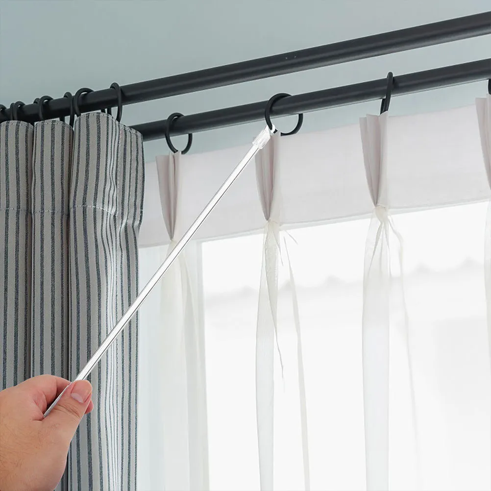 5Pcs Blind Tilt Wand for Vertical Blinds Strong PP Material Smooth Surface Easy Operation Replacement Blind Rod with Hook