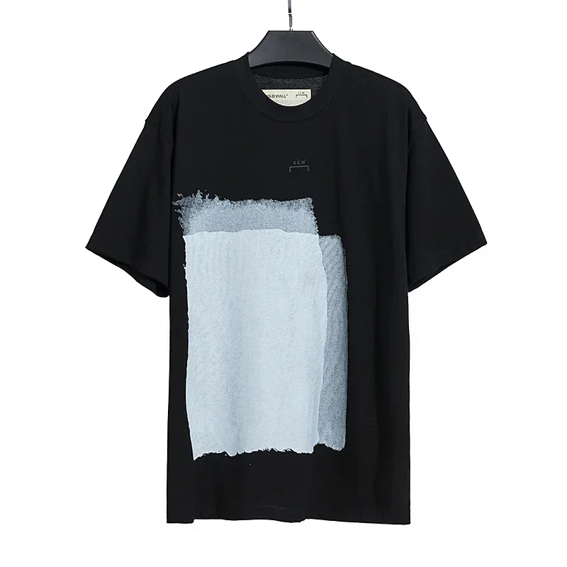 Black Loose A-COLD-WALL Short Sleeve High Quality Men's And Women's Ventilate All-match T-shirt Simple Top Tees