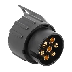 7 To 13 Pin Towing Adaptor Trailer Caravan Truck Towbar Car Plug Adapter Waterproof Towing Electric Socket Adapter Plug Convert