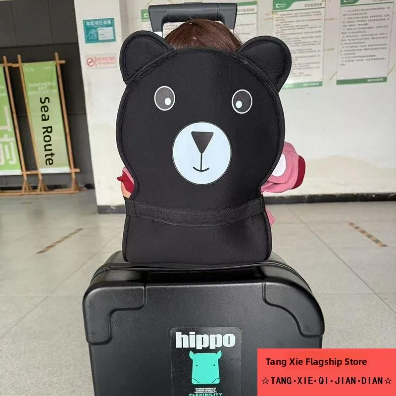 Children's Luggage  Cushion Baby Carrier Suitcase Infant Child Travel  Pad Can Sit Baby Safety  Strap