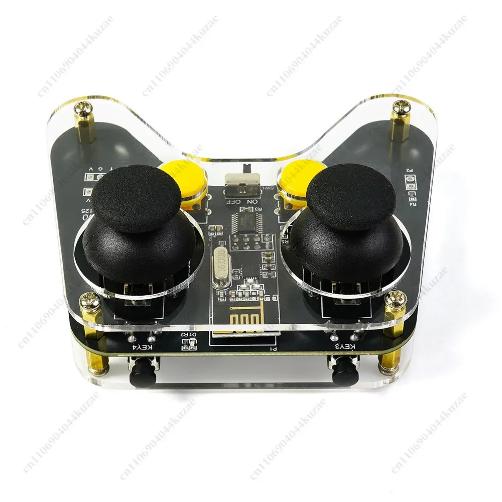 HLH 2.4G Wireless Two-way Joystick Remote Controller For RC Smart Cars, Robotic Arms & STEM Maker Education Projects