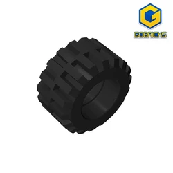 MOC Set GDS-1069 Tire 21mm D. x 12mm-Offset Tread Small Wide, Band Around Center of Tread compatible with lego 87697 6015 60700